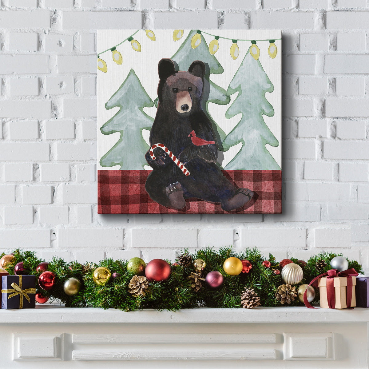 A Very Beary Christmas I-Premium Gallery Wrapped Canvas - Ready to Hang