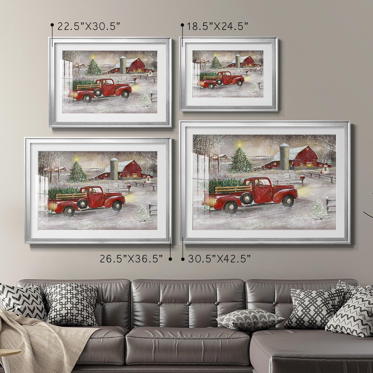 Making Christmas Memories Premium Framed Print - Ready to Hang