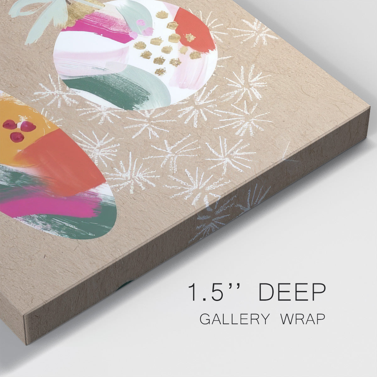 Crafty Christmas Collection B - Gallery Wrapped Canvas