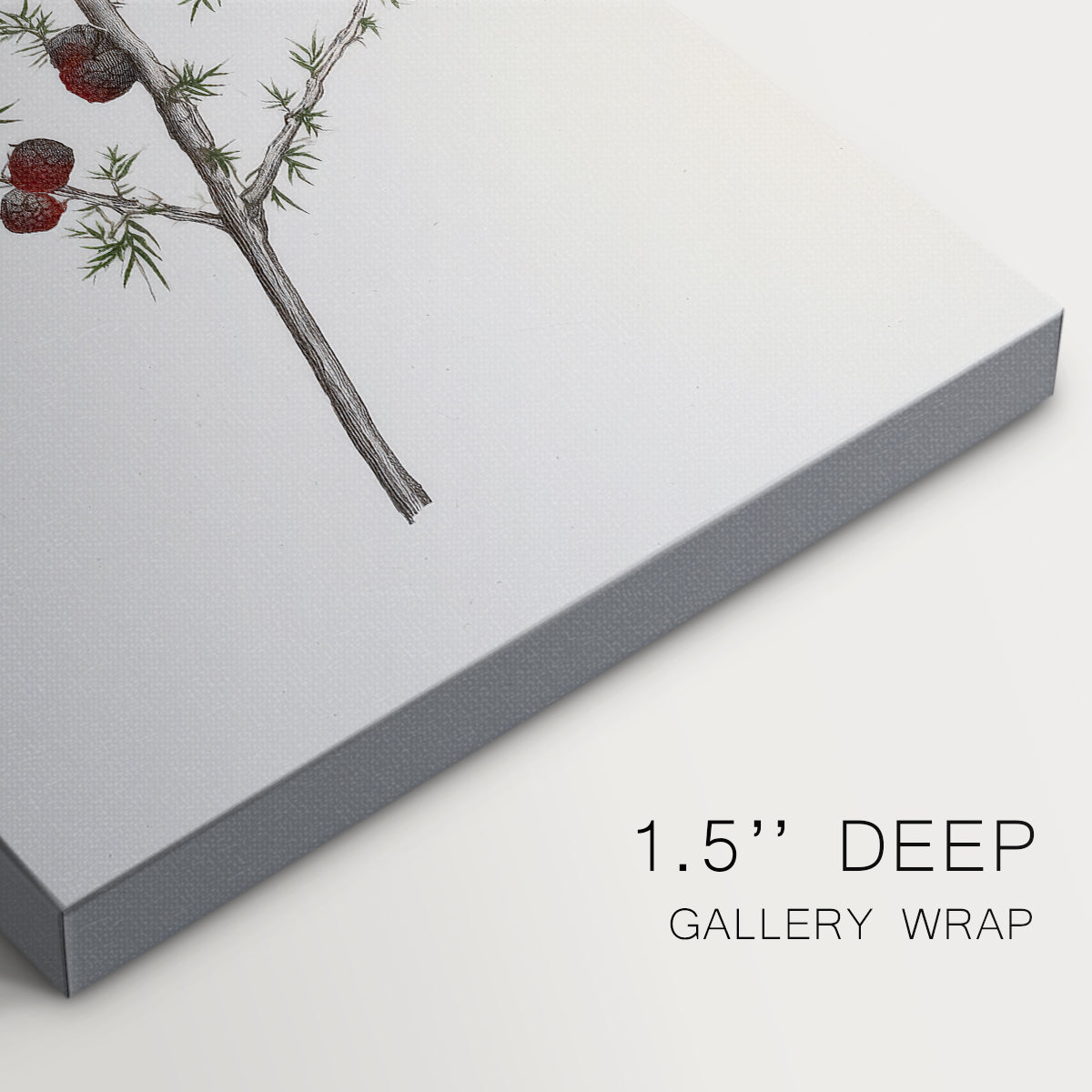 Pearled Yule Promise - Canvas Art Print