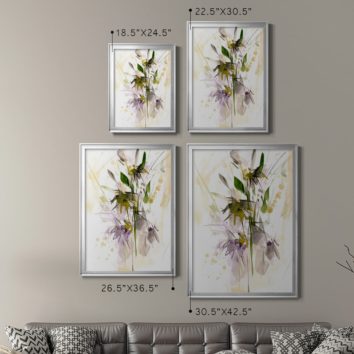 After Rain I - Modern Framed Canvas Print