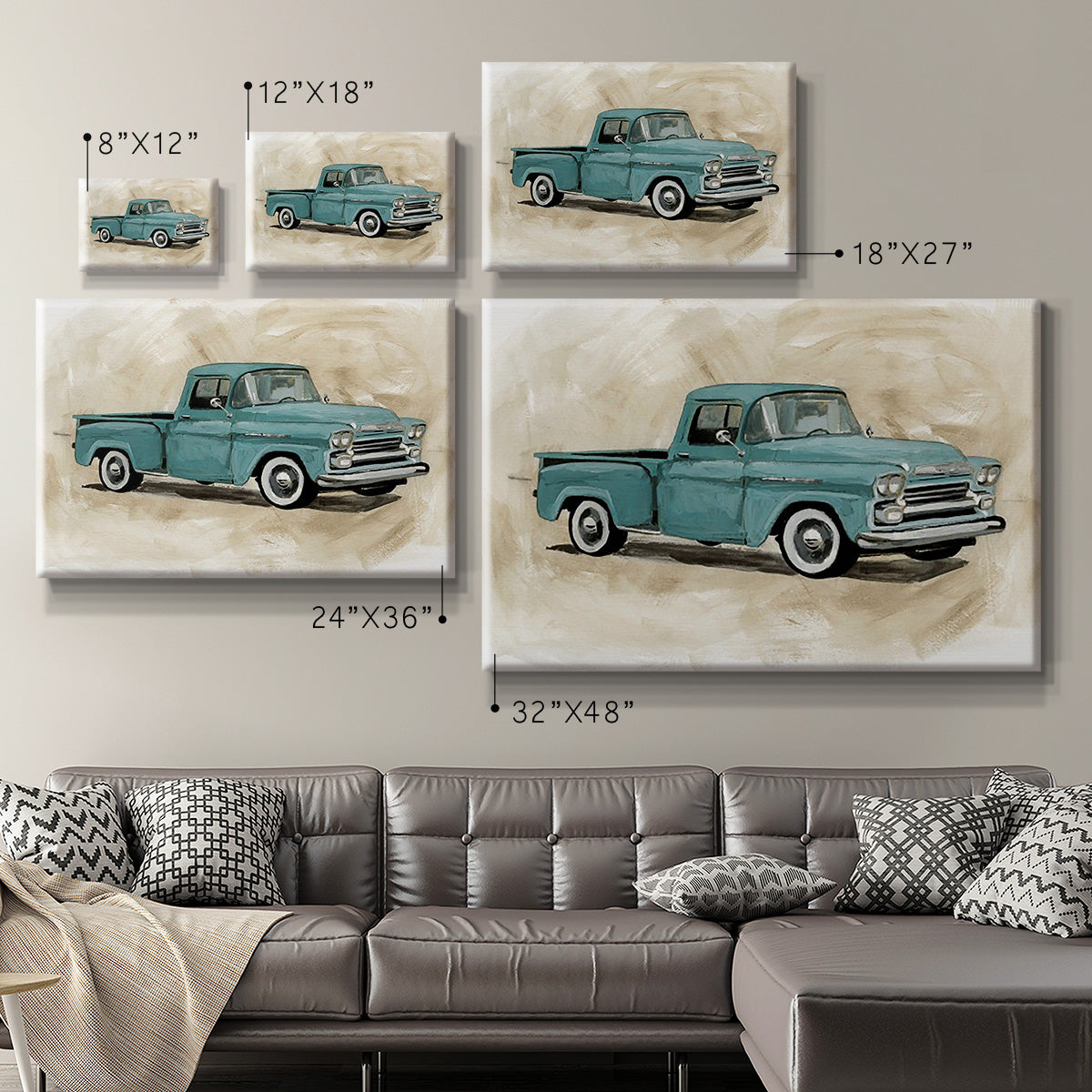 Pickup III Premium Gallery Wrapped Canvas - Ready to Hang