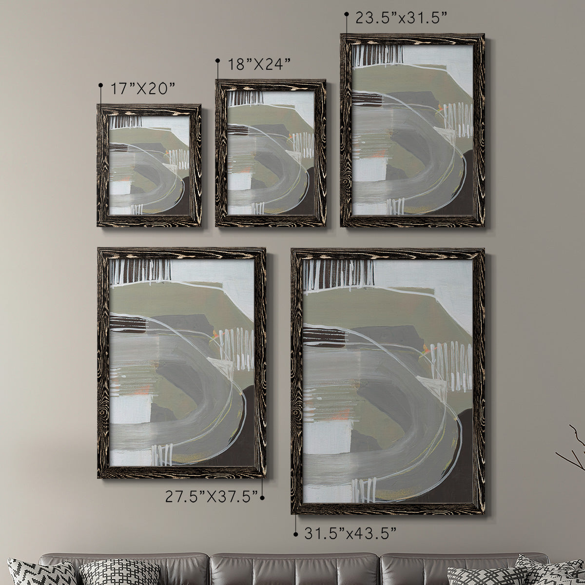 Arching Neutrals I - Premium Framed Canvas - Ready to Hang