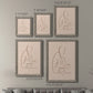 Sketched Pose I - Premium Framed Canvas 2 Piece Set - Ready to Hang