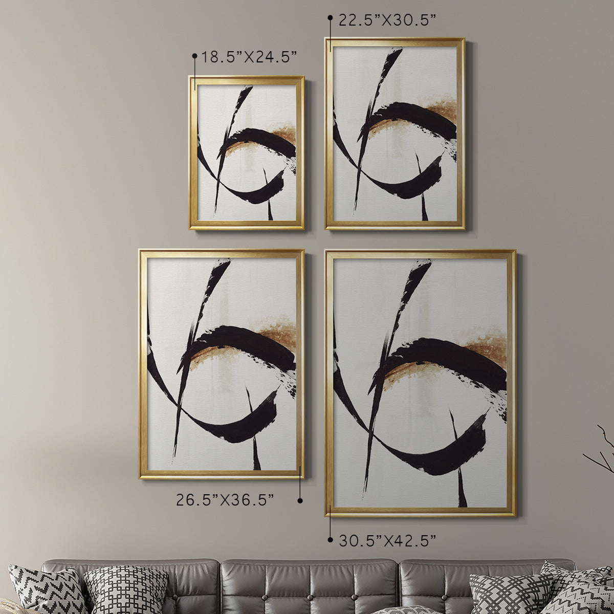 High Style I - Modern Framed Canvas Print