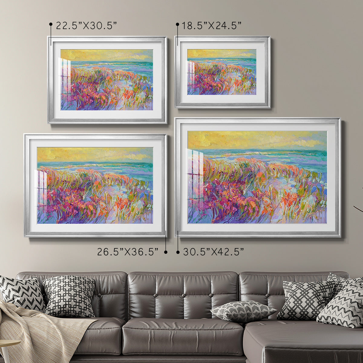 Summer Sanctuary - Modern Framed Art Print