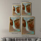 Turquoise Falls I - Modern Framed Canvas Print