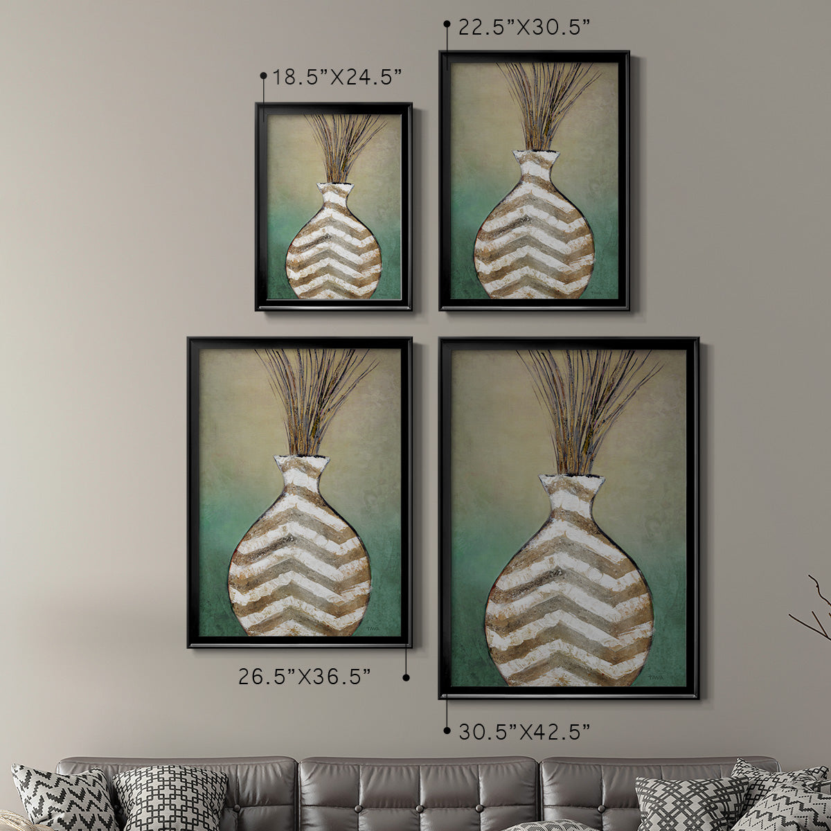 Global Vessel I - Modern Framed Canvas Print
