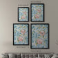 Faded Camellias II - Modern Framed Canvas Print