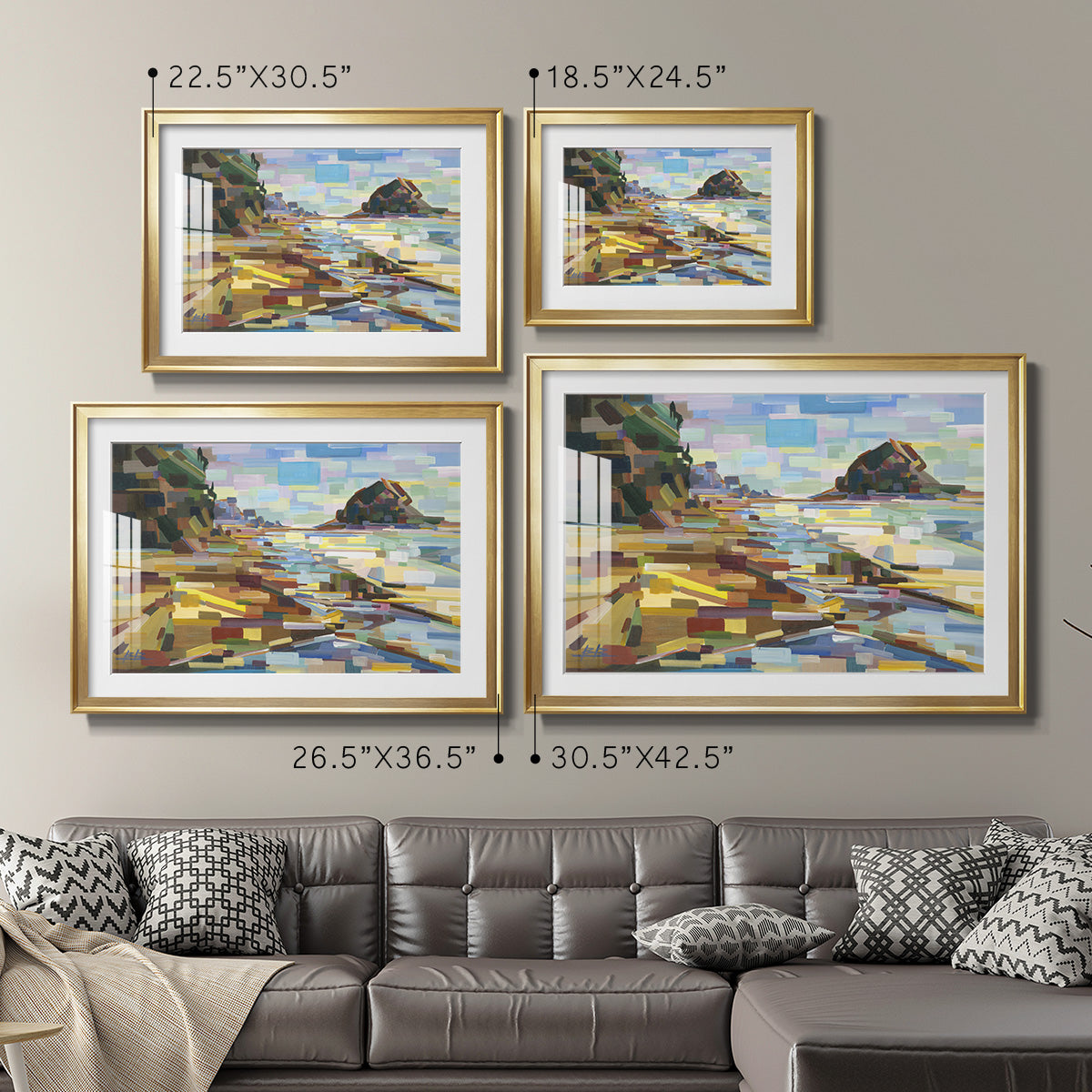 Best Coast - Modern Framed Art Print