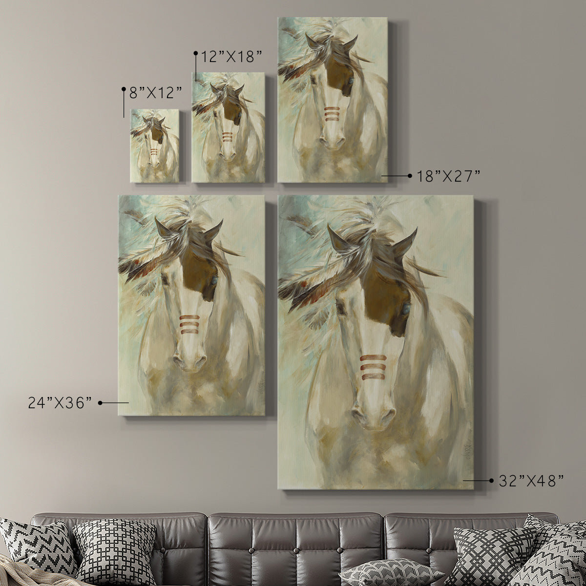 Warrior Premium Gallery Wrapped Canvas - Ready to Hang