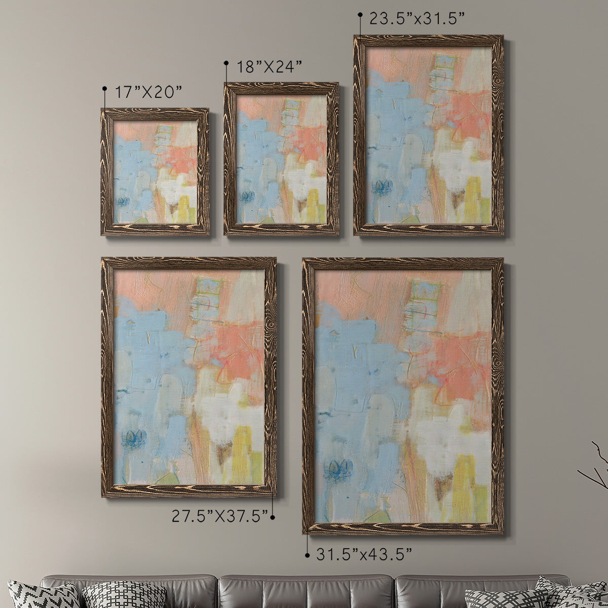 Cully I - Premium Framed Canvas 2 Piece Set - Ready to Hang