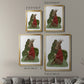 Latte Moose in Sweater - Modern Framed Canvas Print
