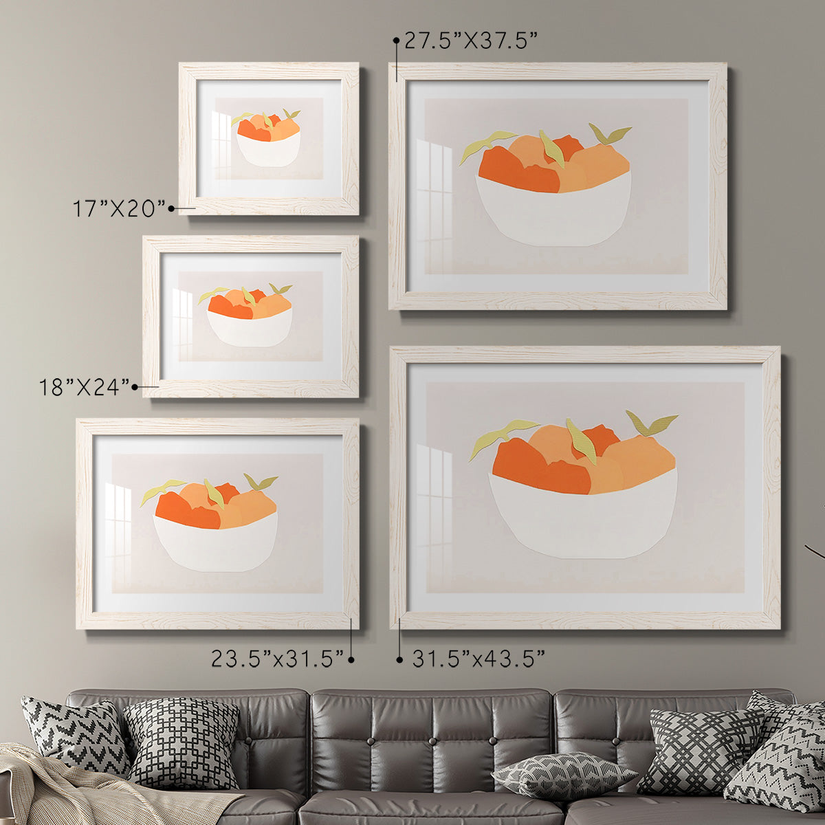 Sumo Citrus II - Barnwood Framed Art Print