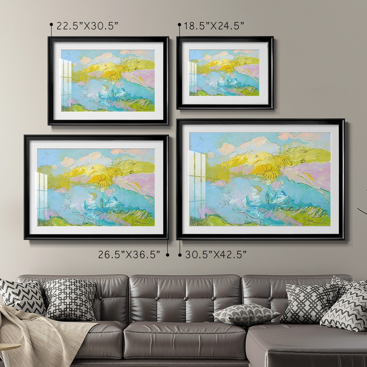 Learning to Fly Premium Framed Print - Ready to Hang