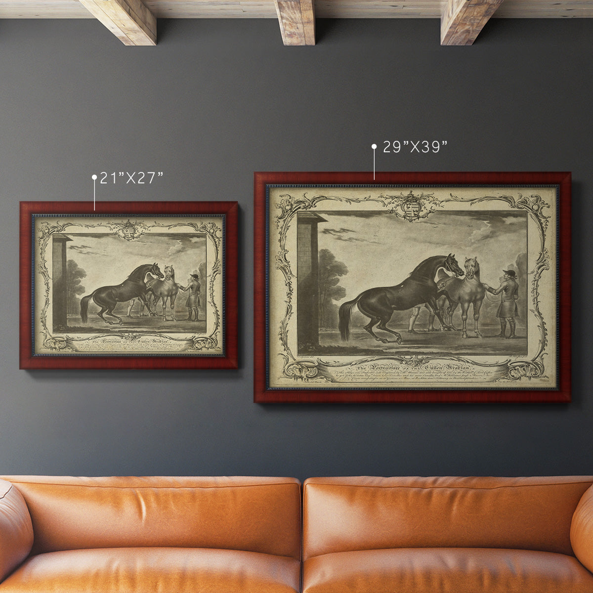 Distinguished Horses III Premium Framed Canvas- Ready to Hang