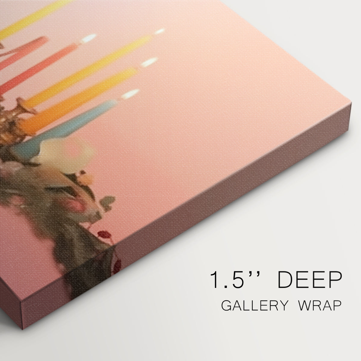 Crimson Whisper of Skies - Canvas Art Print