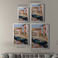 Colorful Canal - Modern Framed Canvas Print