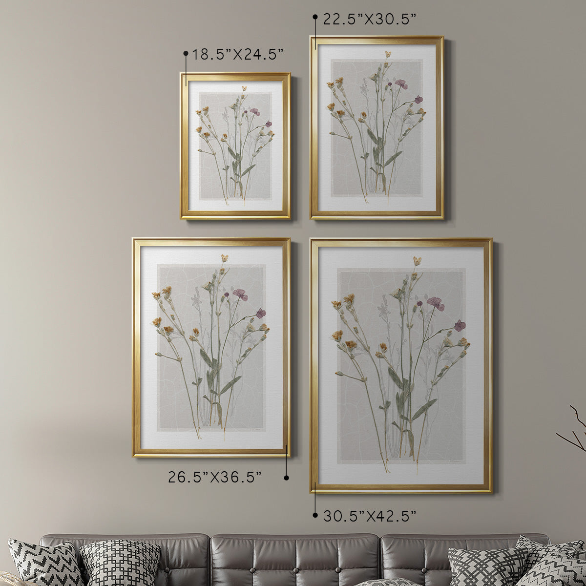 Field Study Page II - Modern Framed Canvas Print