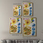 Flower Power I - Modern Framed Canvas Print