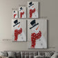 Festive Snowman I Premium Gallery Wrapped Canvas - Ready to Hang