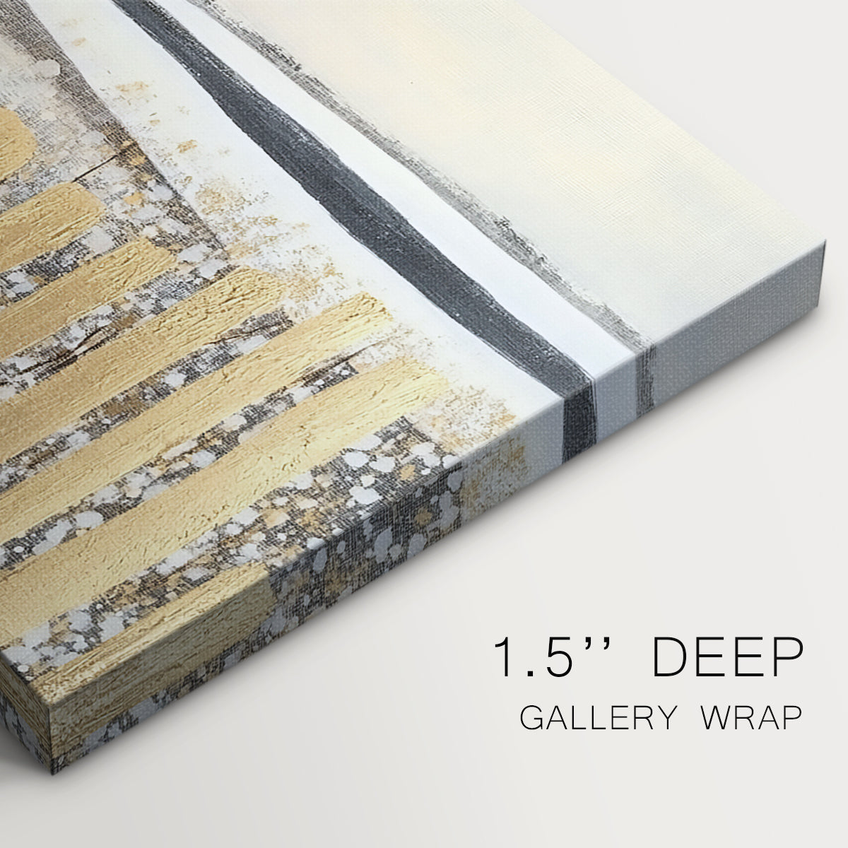 Golden fence lines contrast against a serene landscape with soft colors of winter and a tranquil horizon