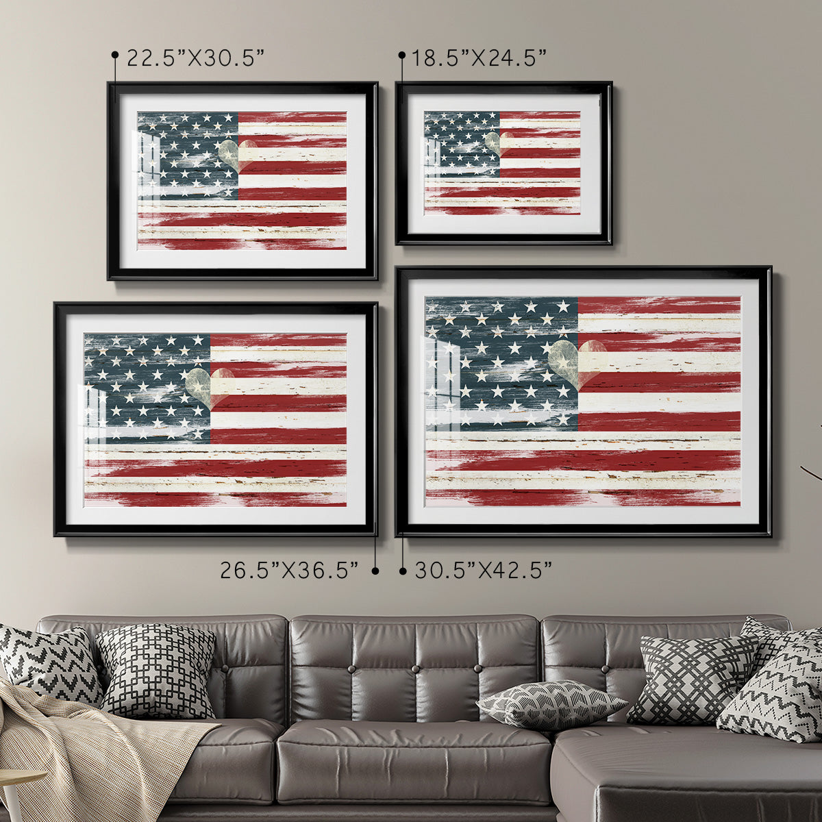 Heart of America Premium Framed Print - Ready to Hang