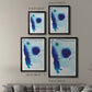 Spare Blue II - Modern Framed Canvas Print