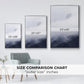 Above the Clouds - Floater Framed Canvas Print