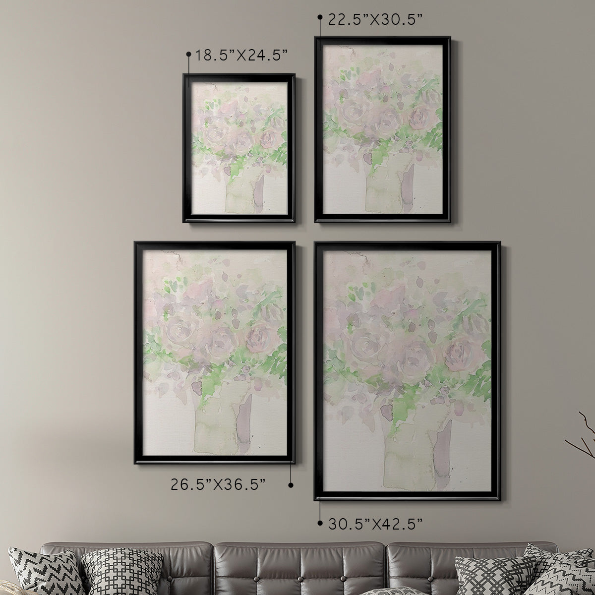 Natural Radiance II - Modern Framed Canvas Print