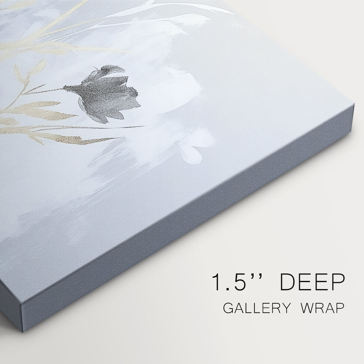 Elegant floral design with soft hues and artistic strokes captures the beauty of nature in a serene composition