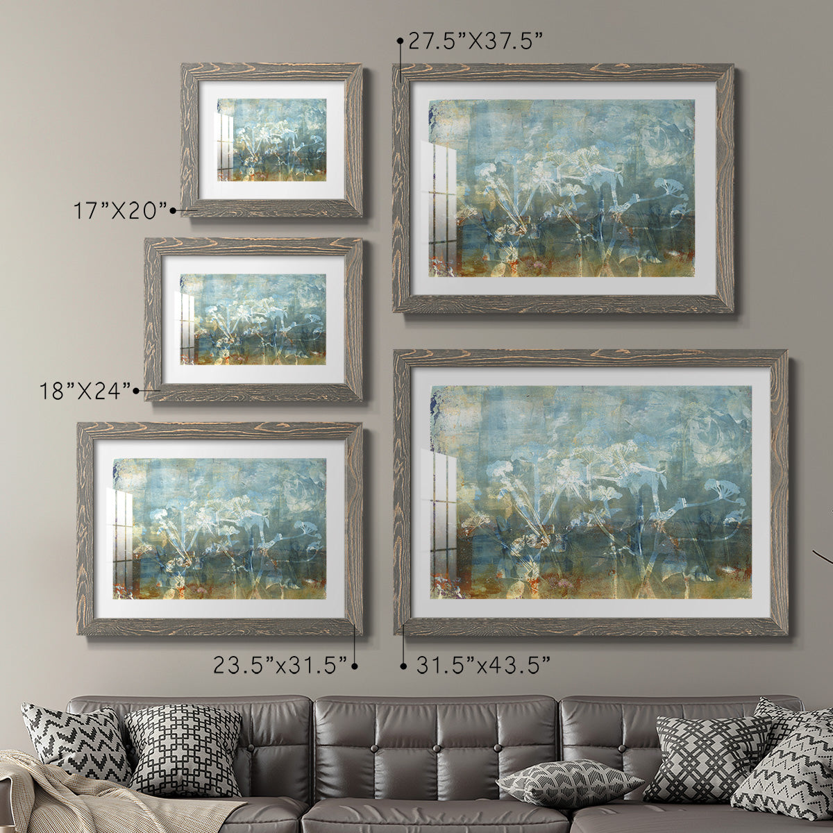 Water's Edge - Barnwood Framed Art Print