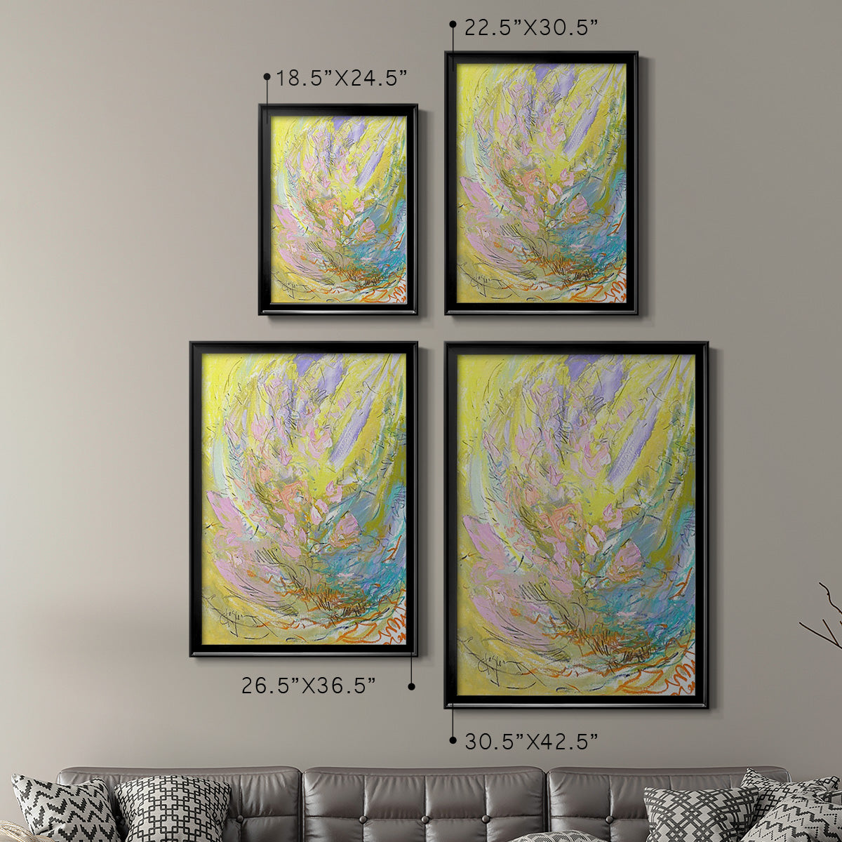 Approaching Equinox - Modern Framed Canvas Print