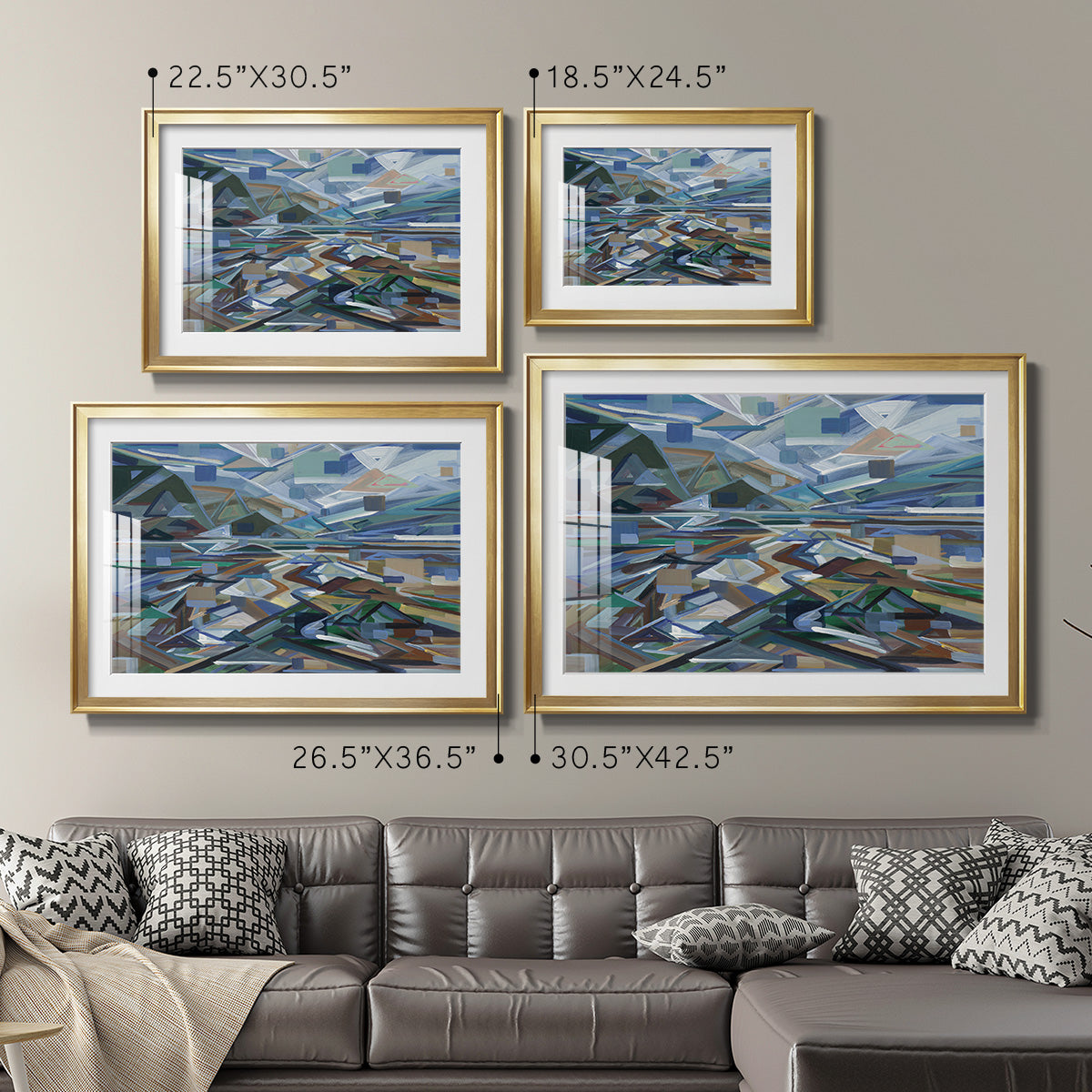 Low Tide - Modern Framed Art Print