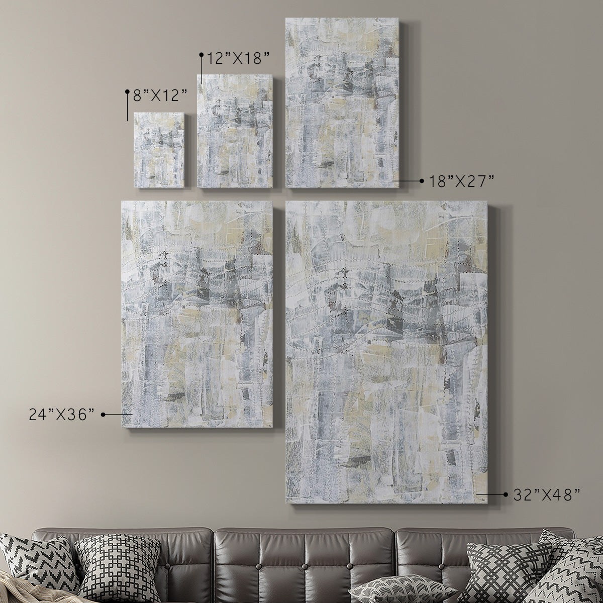 Ghost Town II Premium Gallery Wrapped Canvas - Ready to Hang