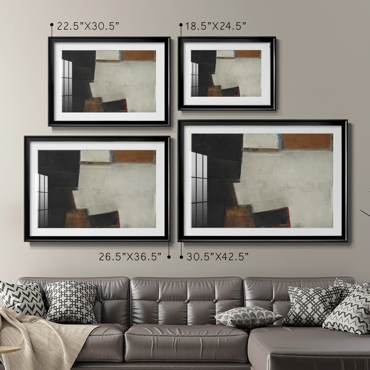 Our Way to Fall - Modern Framed Art Print