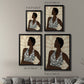 Ethnic Beauty I - Modern Framed Canvas Print