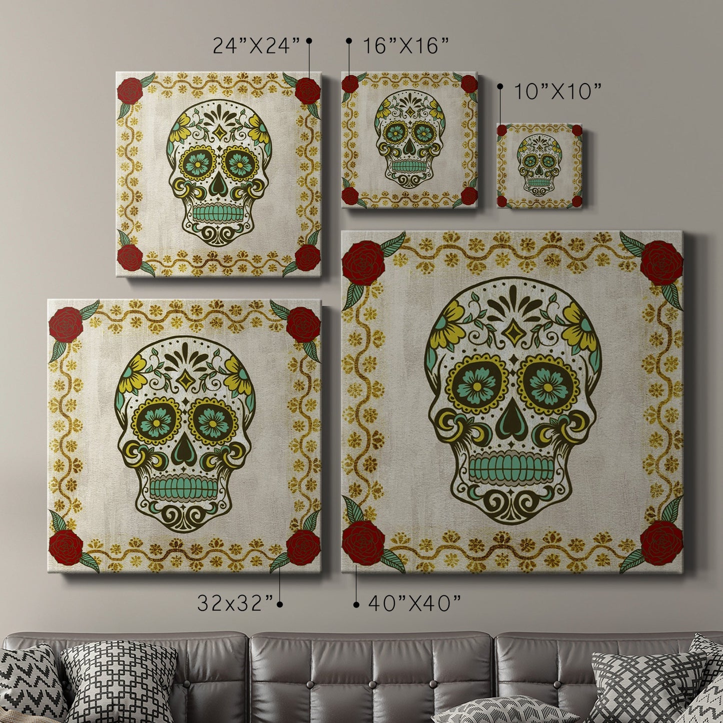 Day of the Dead IV-Premium Gallery Wrapped Canvas - Ready to Hang