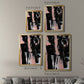 Black & Blush I - Modern Framed Canvas Print