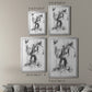 Graphite Abstract II - Modern Framed Canvas Print