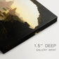 Canvas art print of a landscape emphasizing journey and environment, highlighting texture and gallery-wrapped edges