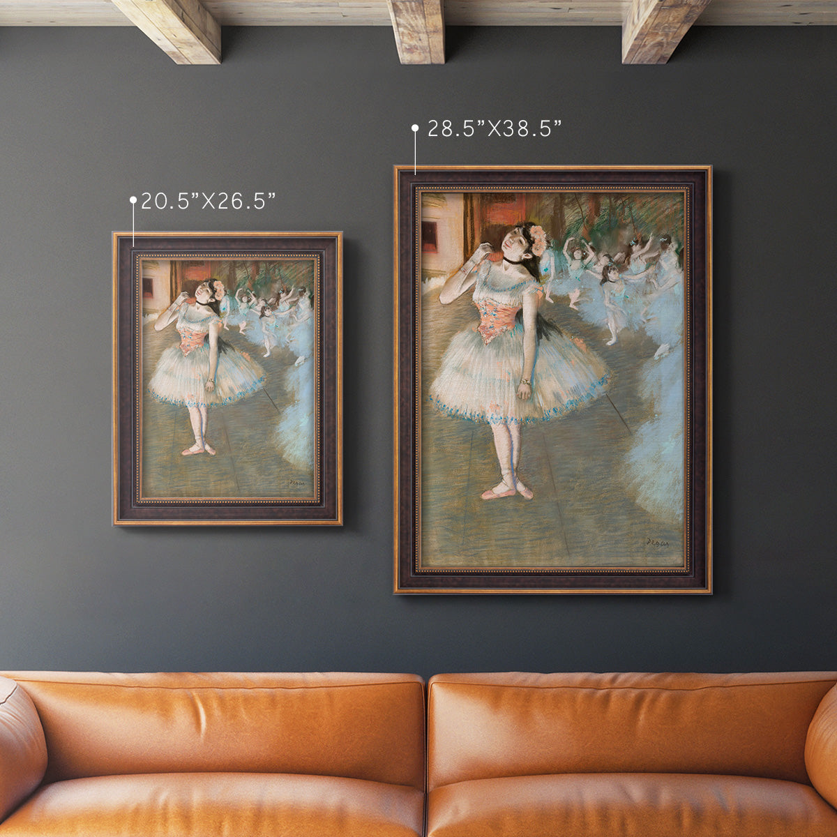 The Star - Ornate Framed Canvas Print