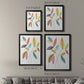 Color Pop Leaves IV - Modern Framed Canvas Print