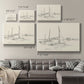 Coastal Contour Sketch I - Canvas Art Print