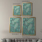 Blue Orbs II - Modern Framed Canvas Print