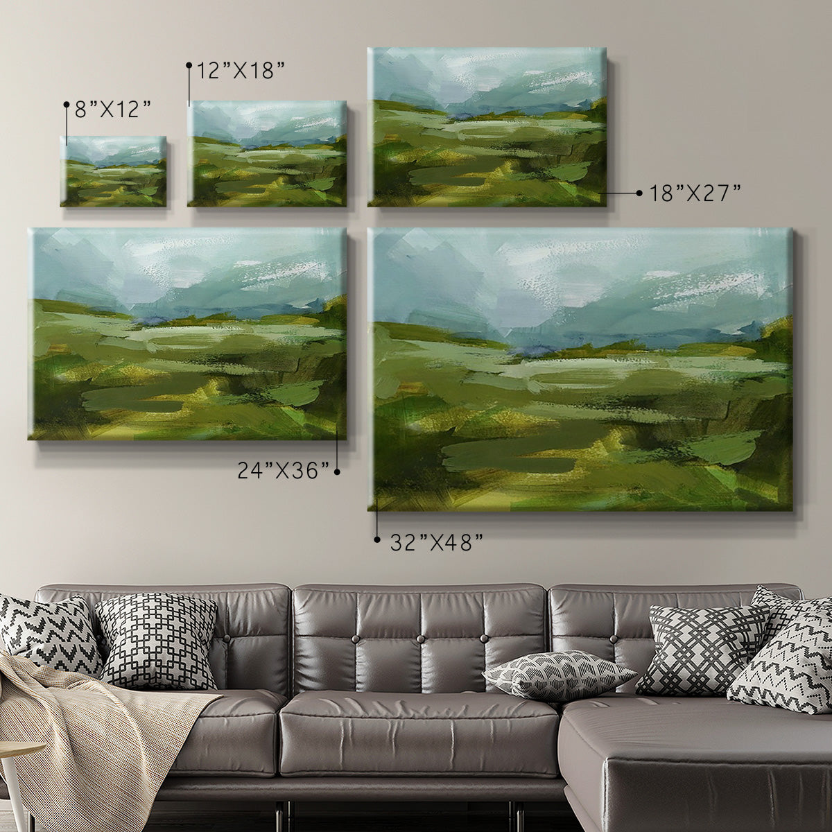 Emerald View II - Canvas Art Print