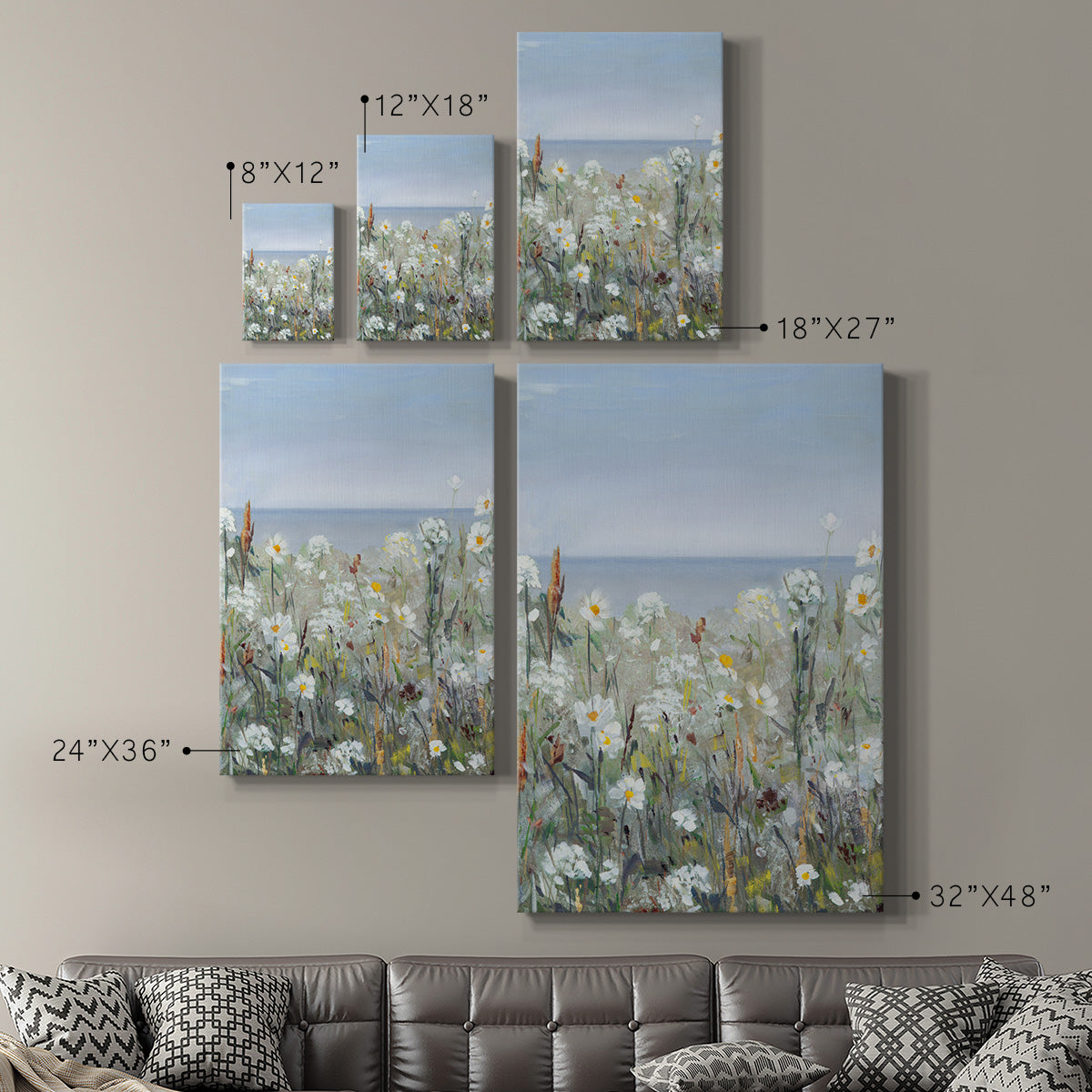 Wild Sea Breeze I Premium Gallery Wrapped Canvas - Ready to Hang