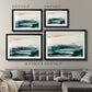 Sea Foam Flow II Premium Framed Print - Ready to Hang