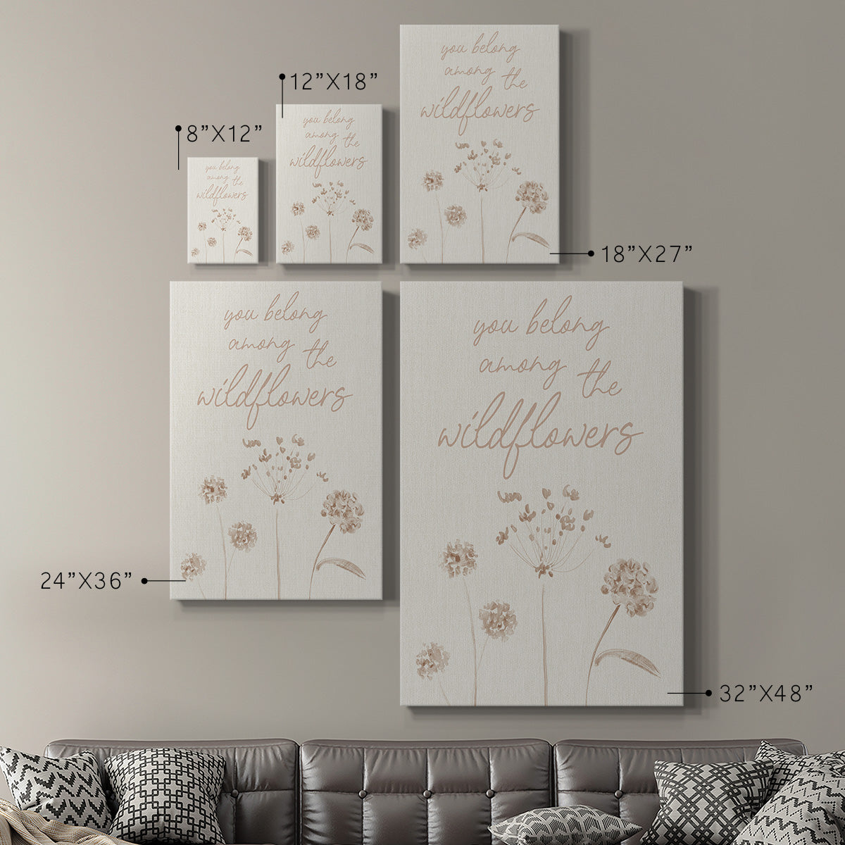 Wildflowers Premium Gallery Wrapped Canvas - Ready to Hang