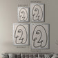 Face It II - Modern Framed Canvas Print